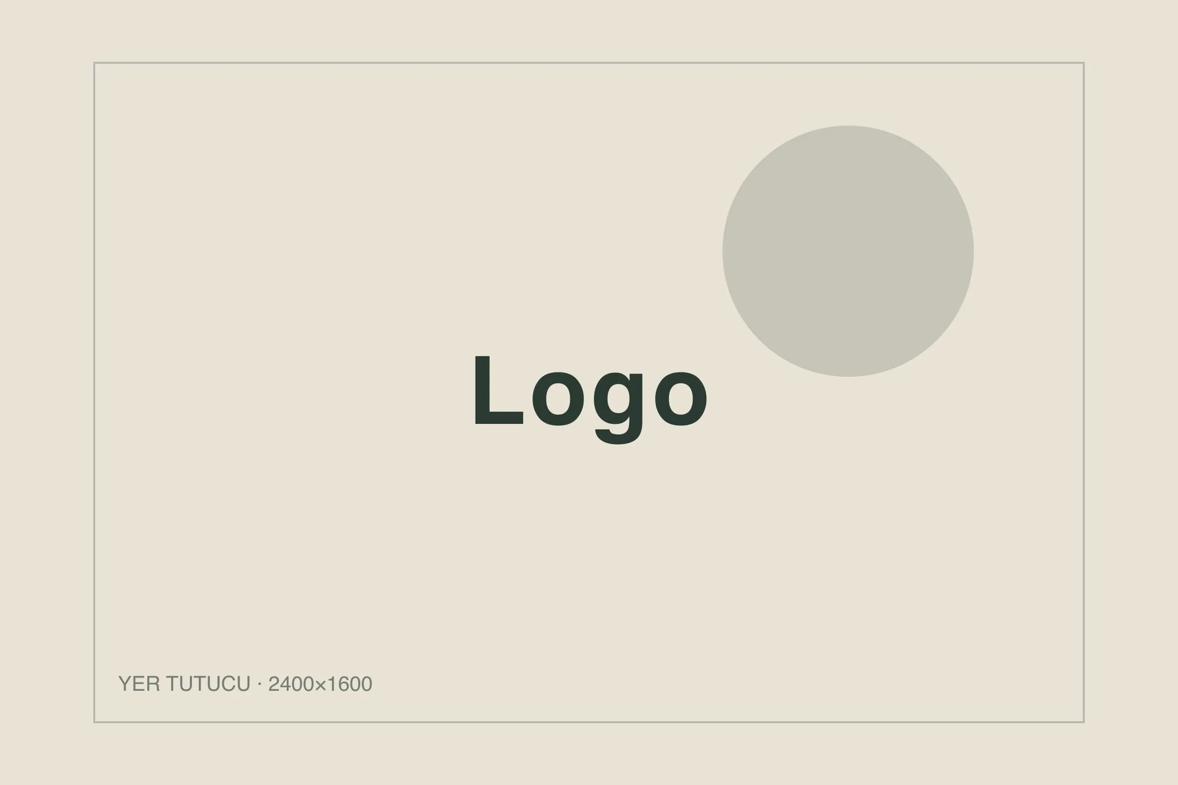 Logo variations: primary logo, monogram and horizontal lockup